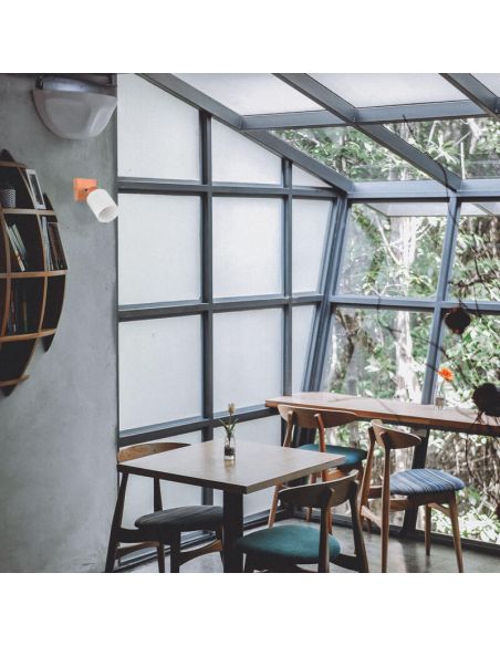 Aplique de pared madera natural 1xE14 25W Assam ambiente