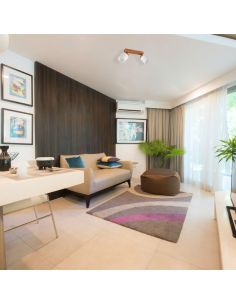 Spot de teto e parede Assam madeira natural 2xE14 25W 2