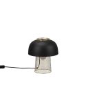 Lámpara de sobremesa metálica negra rejilla 1xE27 25W Punch sin luz