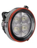 Faro LED redondo empotrable 40W de Ø 84 con conector Deutsch 12/24V Case New Holland | LeonLeds