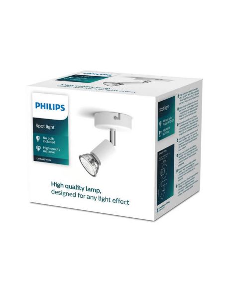 Foco Orientable Limbali blanco 1 Luz GU10 caja