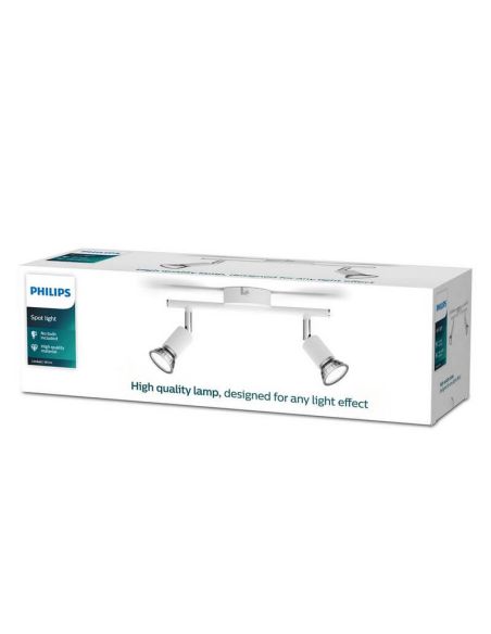 Focos Orientables Limbali blanco 2 Luces GU10 caja