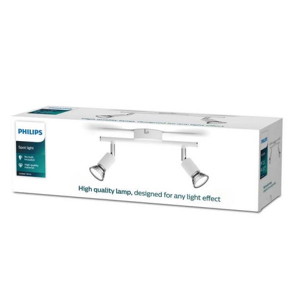 Spots Orientables Limbali Blanc 2 Lumières Boîte GU10