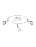 Focos en espiral Orientables Limbali blanco 3 Luces GU10