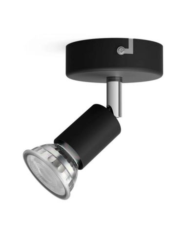 Foco Orientable Limbali negro 1 Luz GU10
