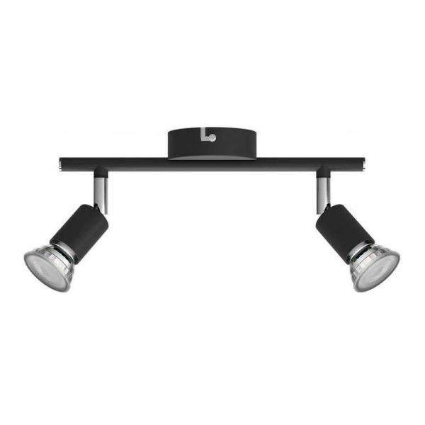 Focos Orientables Limbali negro 2 Luces GU10
