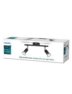 Focos Orientables Limbali negro 2 Luces GU10 2