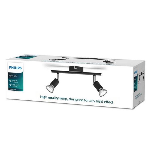 Focos Orientables Limbali negro 2 Luces GU10 caja