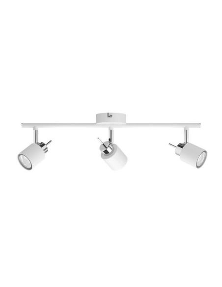 Focos redondos orientables Meranti Blanco 3 Luces GU10