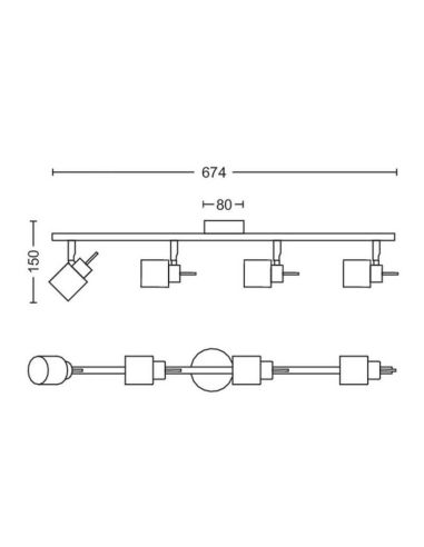 Bande de Spot Orientable Linéaire...