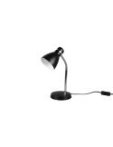 Lámpara de sobremesa LED negra Harvey apagado