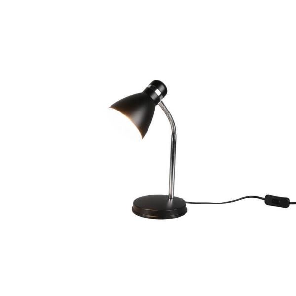 Lámpara de sobremesa LED negra Harvey | LeonLeds