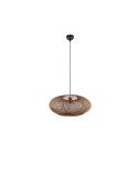 Plafonnier LED en fibre naturelle Hedda suspension naturelle