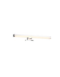 Aplique de pared LED Lino cromo pequeño  IP44 7,4W 3000K