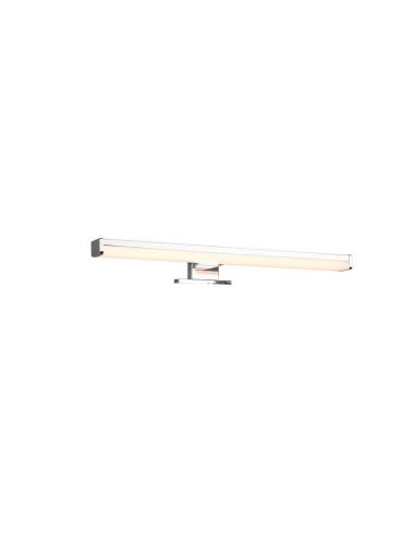 Aplique de pared LED Lino cromo pequeño  IP44 7,4W 3000K