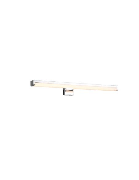 Aplique de pared LED Lino cromo pequeño  IP44 7,4W 3000K encendido