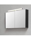 Aplique de pared LED Lino cromo pequeño  IP44 7,4W 3000K ambiente