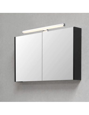 Aplique de pared LED Lino cromo pequeño  IP44 7,4W 3000K ambiente