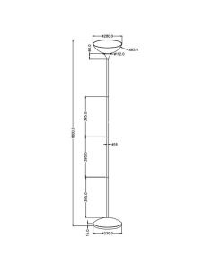 Dezwo Lampadaire 1xE27 | Éclairage LéonLeds 2