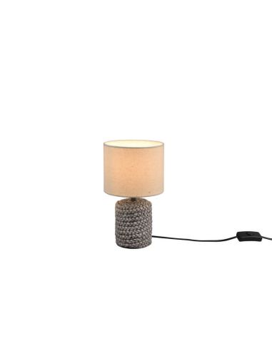 Lámpara de sobremesa LED cerámica y cuerda Mala pequeña IP20