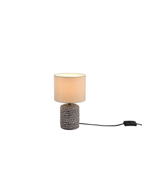 Lámpara de sobremesa LED cerámica y cuerda Mala pequeña IP20