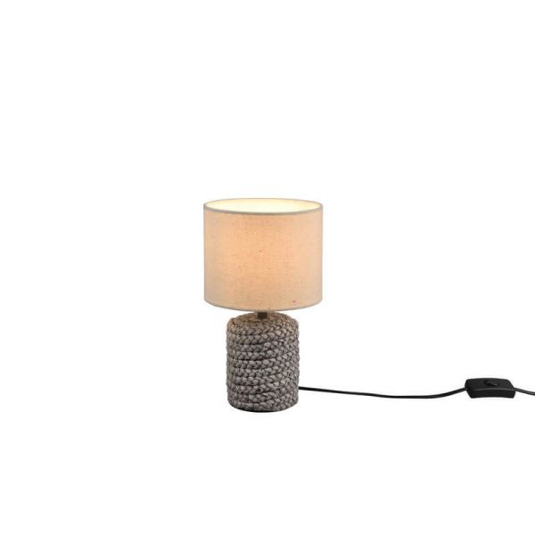 Lámpara de sobremesa LED cerámica y cuerda Mala pequeña IP20