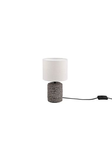 Lámpara de sobremesa LED cerámica y cuerda Mala pequeña IP20 apagada