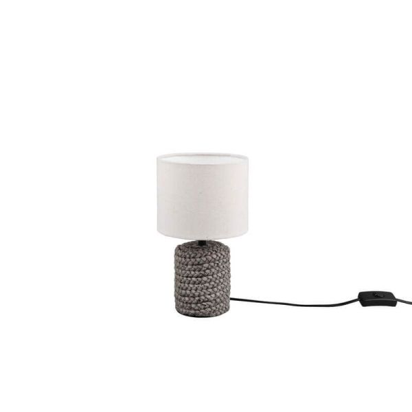 Lámpara de sobremesa LED cerámica y cuerda Mala pequeña IP20 apagada