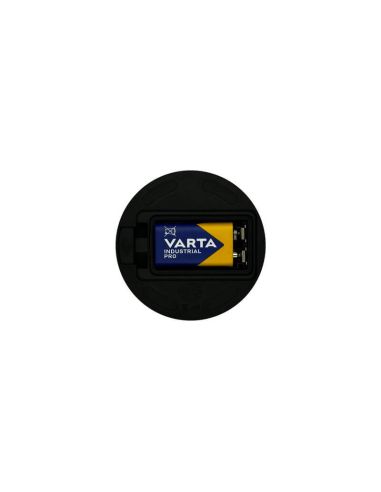 Baliza Homologada V-16 conectada DGT 3.0 IOT Hella - vista de pilas