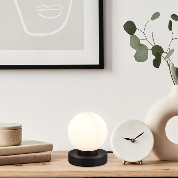 LED Tischlampe runder Schirm...