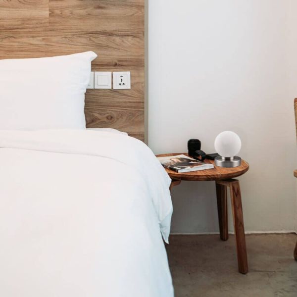 LED Tischlampe runder Schirm...