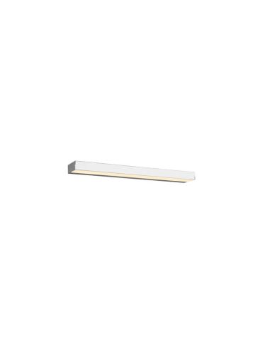 Aplique de pared LED Rocco blanco varios tamaños IP44 pequeño