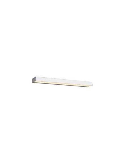 Aplique de pared LED Rocco blanco varios tamaños IP44 pequeño