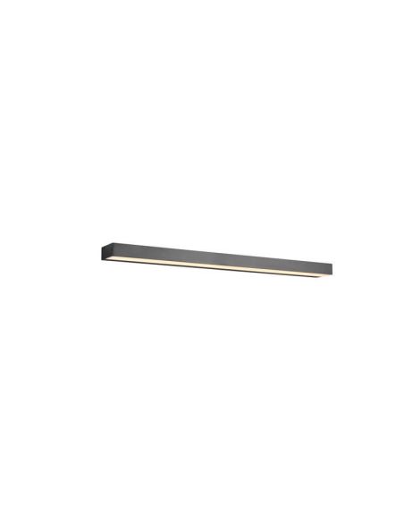 Applique murale LED Rocco noire différentes tailles IP44