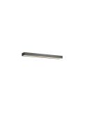 Aplique de pared LED Rocco negro pequeño IP44