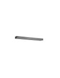 Aplique de pared LED Rocco negro pequeño IP44 luz