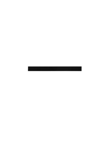 Aplique de pared LED Rocco negro pequeño IP44 lateral