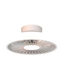 Ventilador de techo LED redondo Turbo blanco | LeonLeds