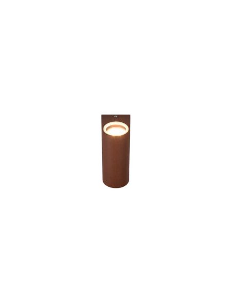 Aplique de pared LED curvo Roya Color óxido IP44