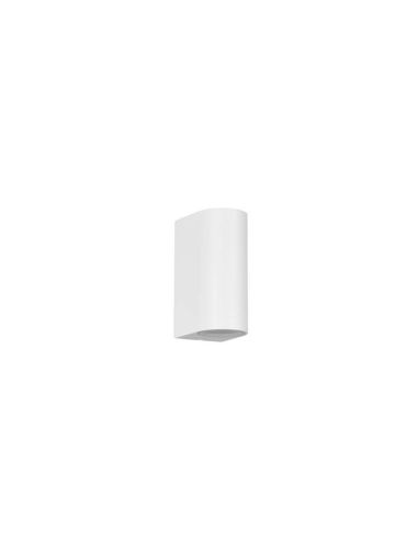 Aplique de pared LED curvo Roya Color blanco mate IP44