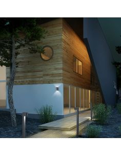 Aplique de pared LED curvo Roya Color blanco mate IP44 204260231 Trio Lihgting 2