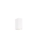 Aplique de pared LED rectangular Roya blanco IP44
