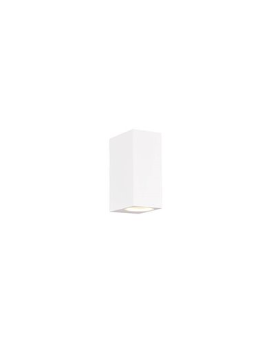Aplique LED retangular Roya, branco, IP44