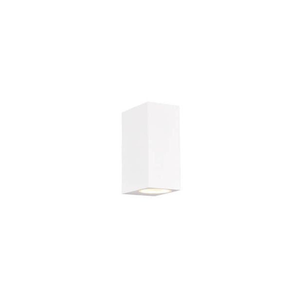 Aplique LED retangular Roya, branco, IP44