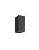 Aplique de pared LED rectangular para exterior Roya IP44 antracita sin luz