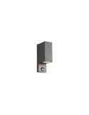 Aplique de pared LED cuadrado con sensor de movimiento Roya con 2 Luces IP44 ambiente
