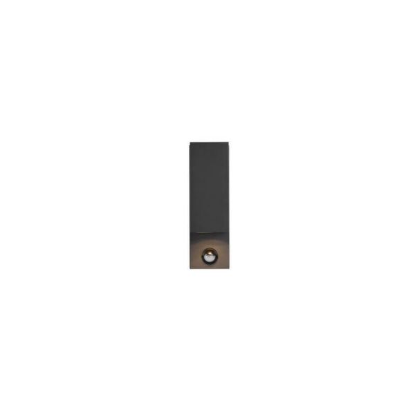 Aplique de pared LED cuadrado con sensor de movimiento Roya con 2 Luces IP44 ambiente