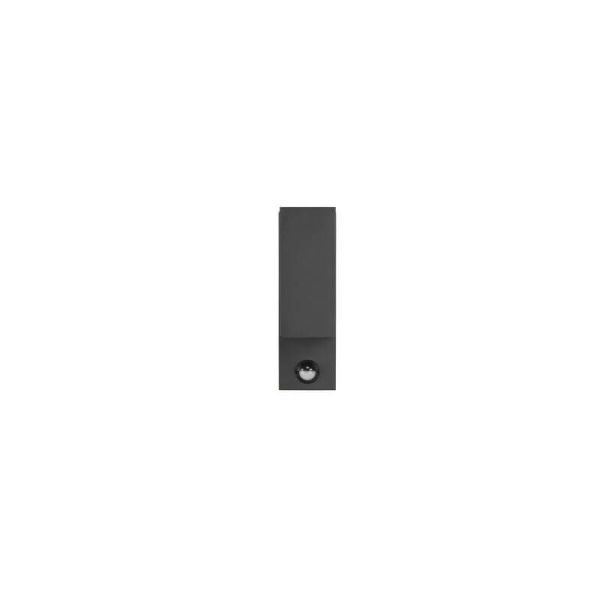 Aplique de pared LED cuadrado con sensor de movimiento Roya con 2 Luces IP44 ambiente