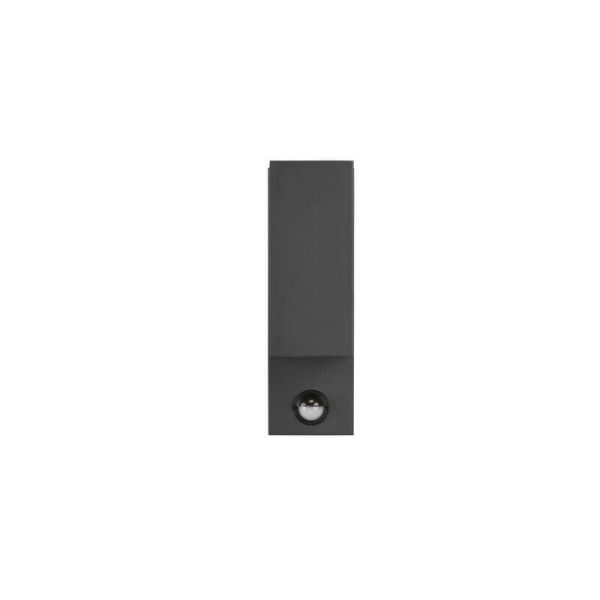 Aplique de pared LED cuadrado con sensor de movimiento Roya con 2 Luces IP44 ambiente