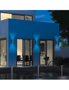 Baliza LED exterior pequeña con sensor de movimiento Roya IP44 2